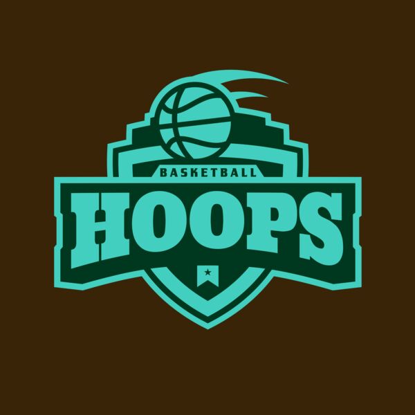Hoops Basketball logo template 02 Thumbnail