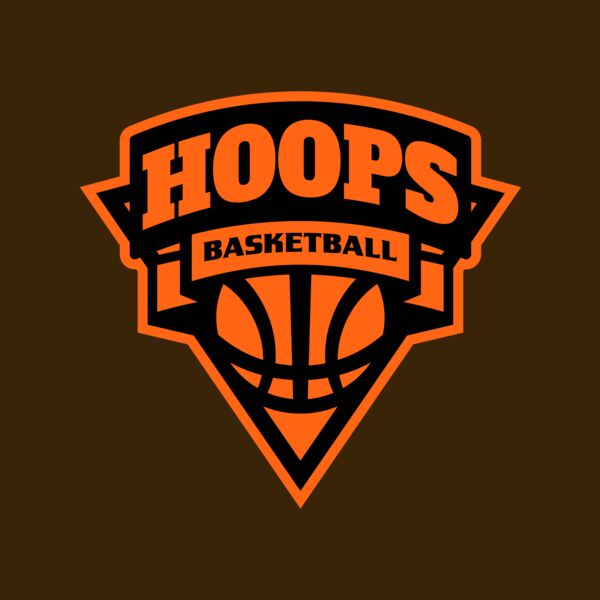 Hoops Basketball logo template 02 Thumbnail