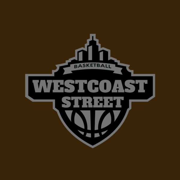 Westcoast Street Basketball League logo template Thumbnail