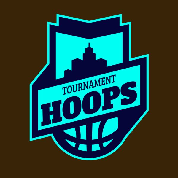 Hoops Tournament Basketball logo template Thumbnail