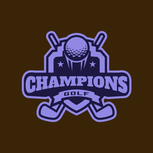 Champions Golf logo template Thumbnail