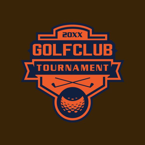 Golf club Tournament logo template 02 Thumbnail