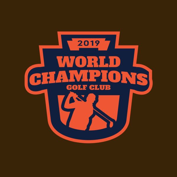 World Champions Golf club logo template Thumbnail