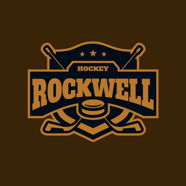Rockwell Hockey logo template Thumbnail