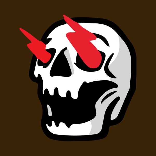 Elements Skull logo template Thumbnail