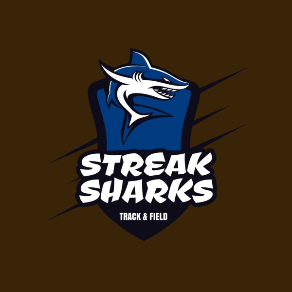 Sharks Track & Field Team Logo 01 Thumbnail