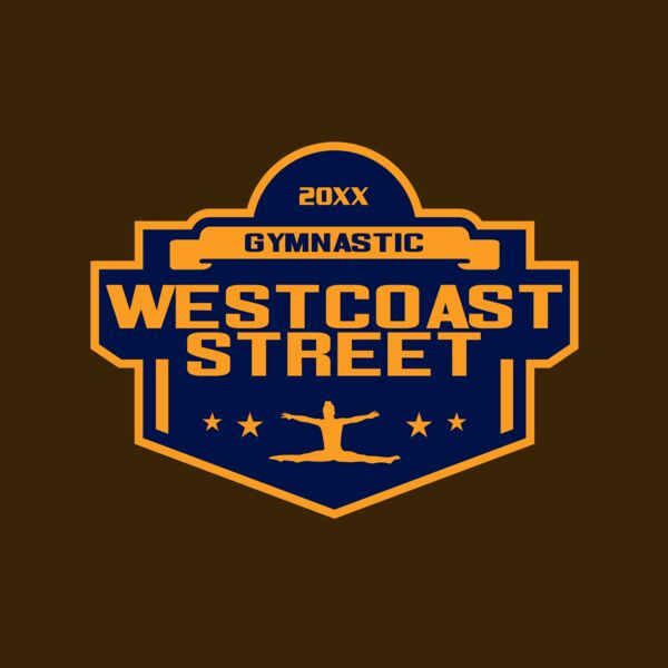 West Coast Street Gymnastic logo template 02 Thumbnail